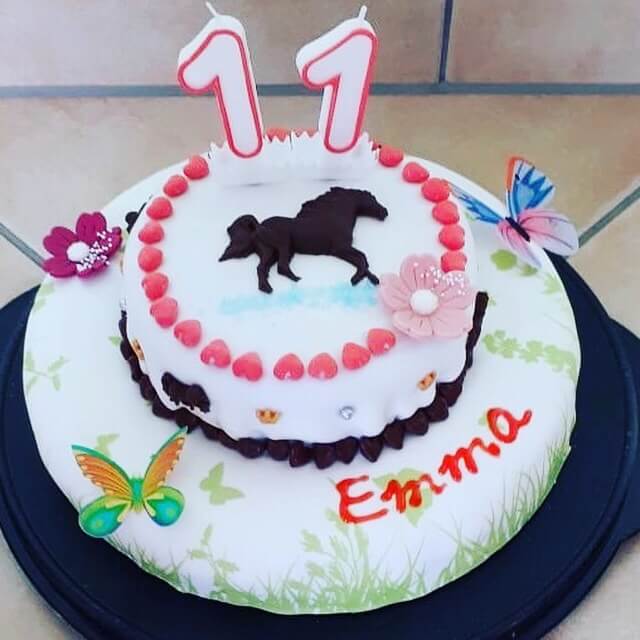 Pferdeparty Geburtstagstorte