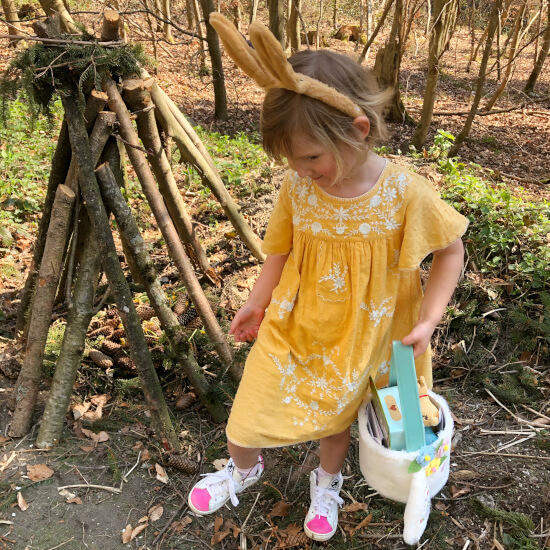 Osternest mit Oster-Schatzsucher