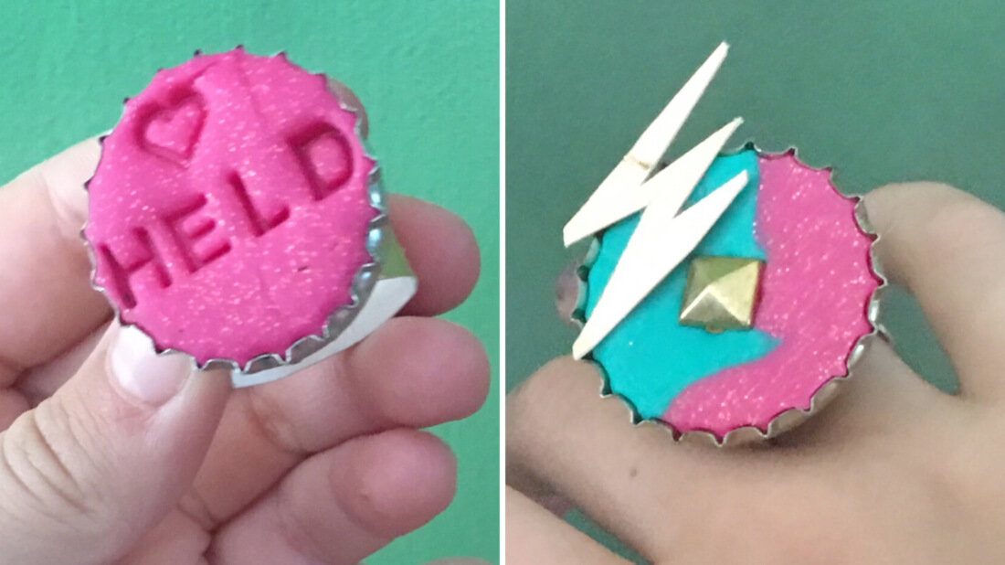 Einfarbige oder mehrfarbig... der Superhelden-Ring sieht immer klasse aus