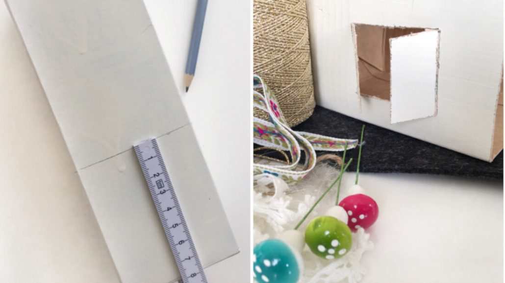 Ein Häuschen für die Winterschlaf-Igel aus einem Tetrapack