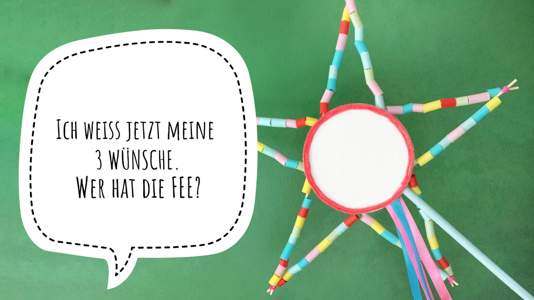 Ein Zauberstab für eure Feen- und Einhornparty aus alten Plastikstrohhalmen